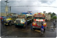 Chicken bus enamorando de guatemala