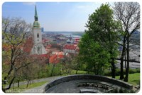 visitar Bratislava vista desde el castillo